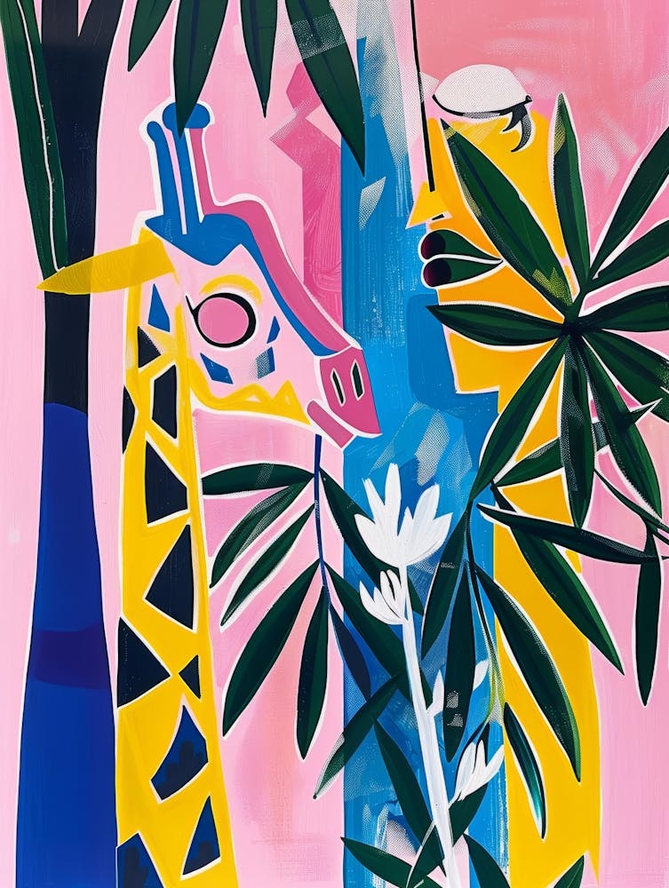 Giraffes In The Jungle 1