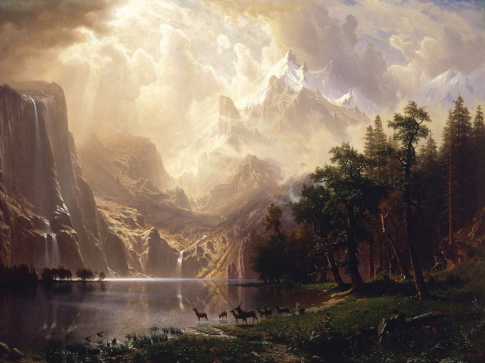 A Landscape, Albert Bierstadt