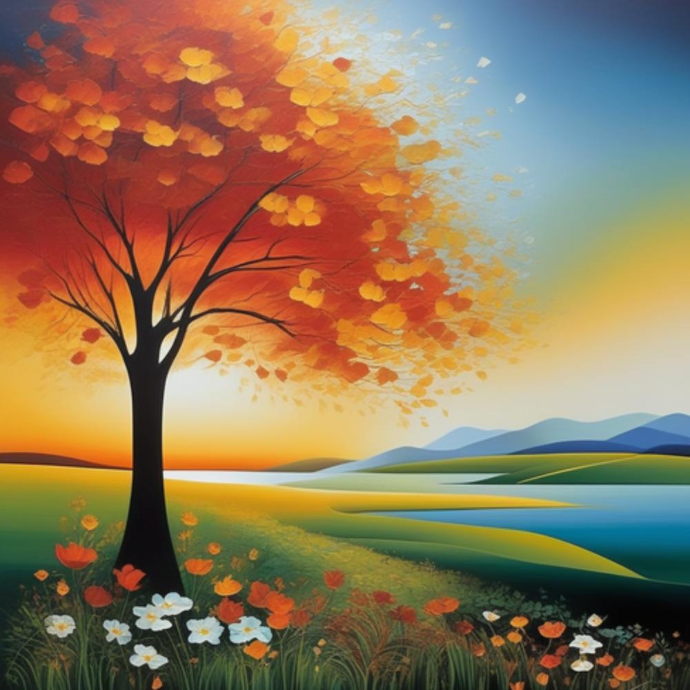 Sunset Tree 2