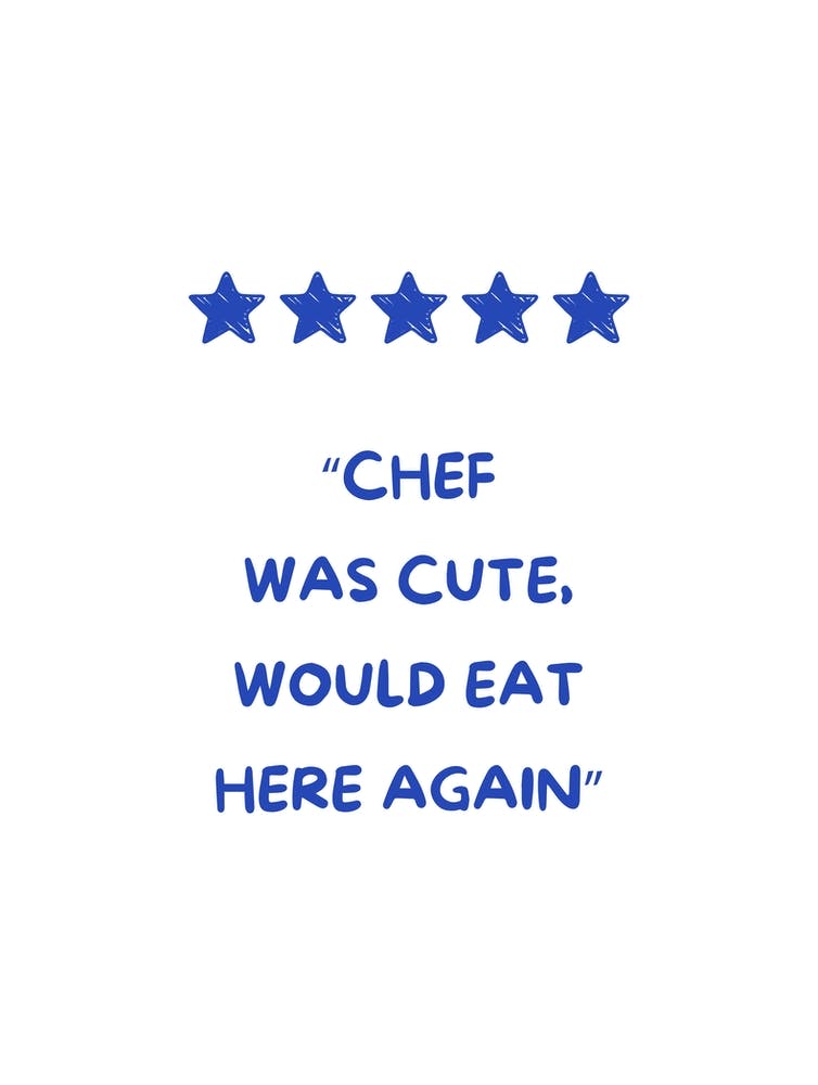 Blue Chef Was Cute