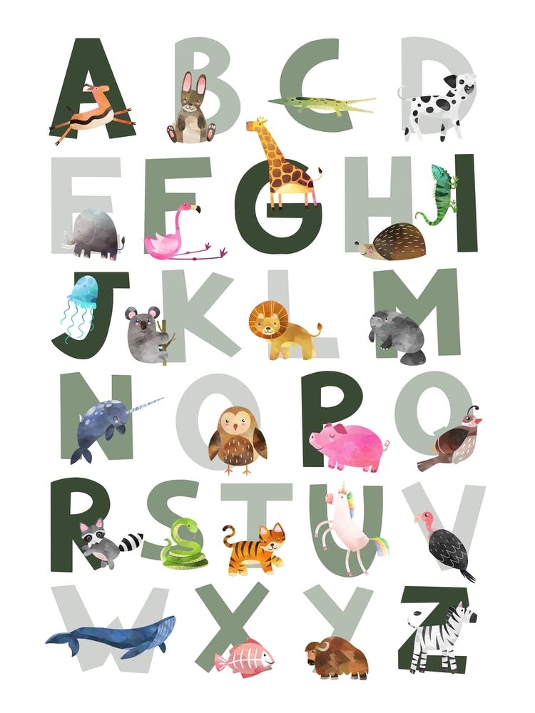 Green Alphabet