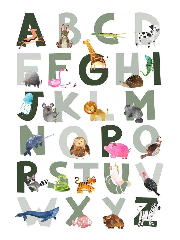 Green Alphabet