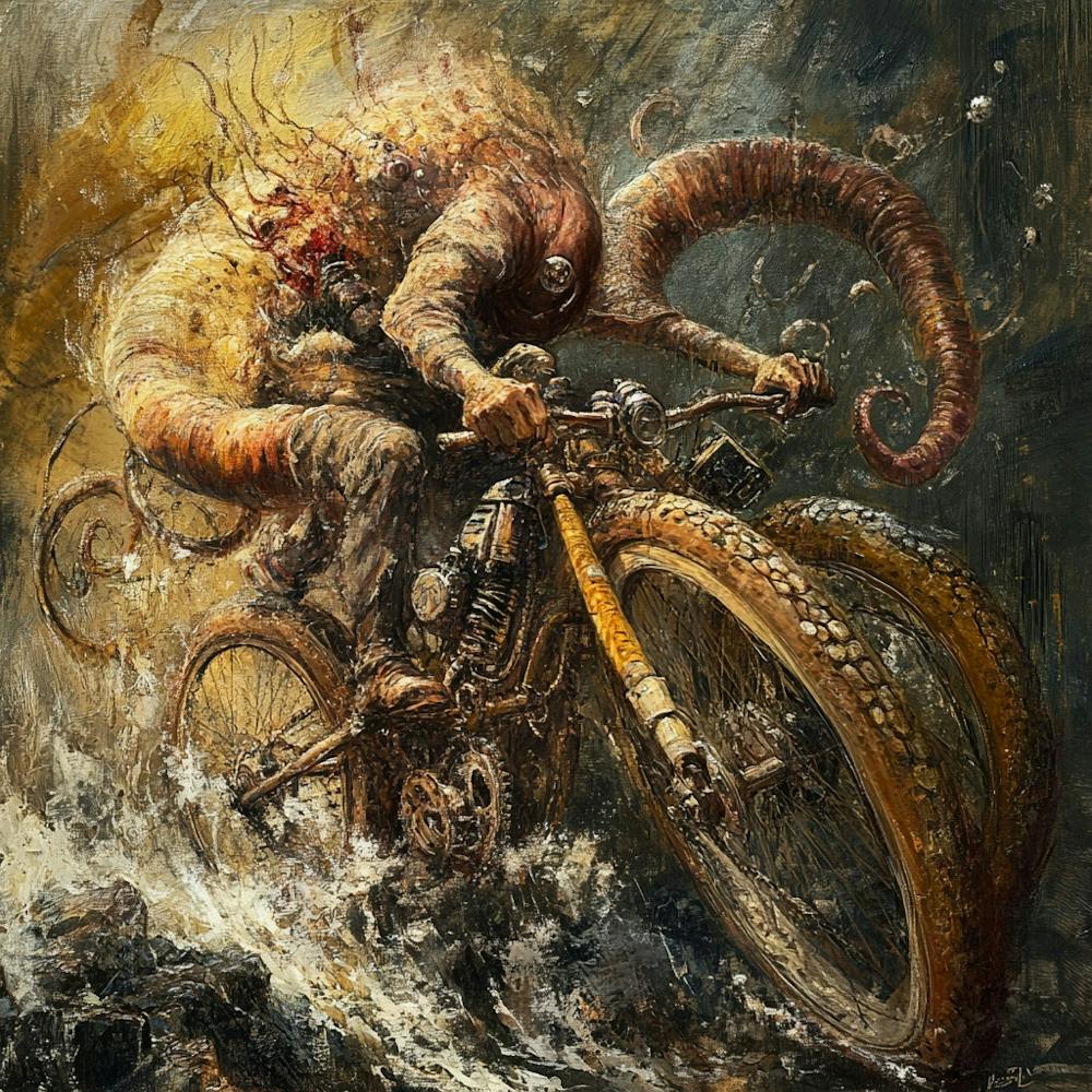 Monster On A Bike