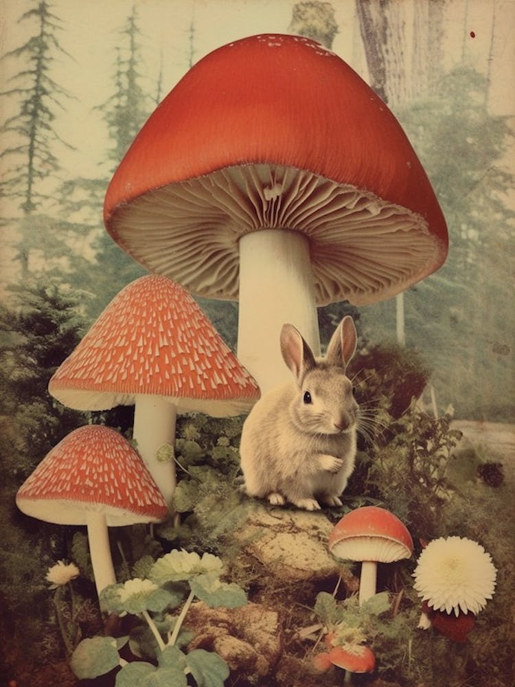 Mushroom And Bunny 3