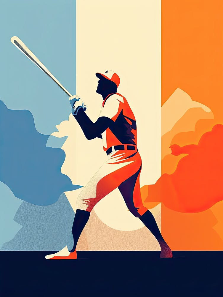 Baseball Player 5 Print