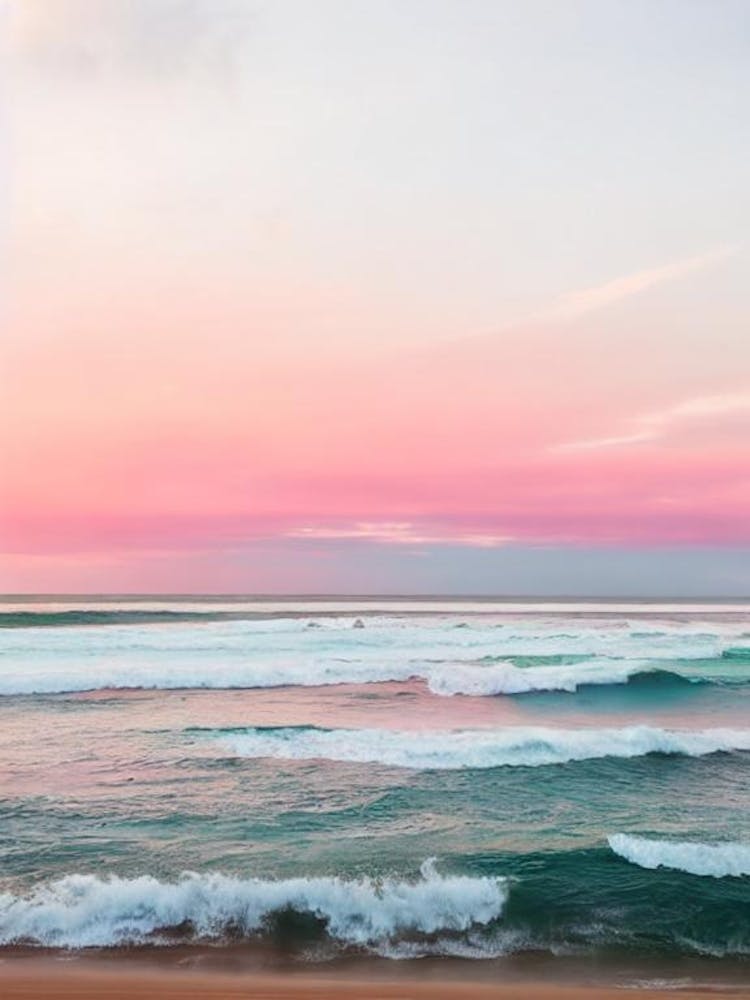 Dicky Beach, Australia Pink Photography 1