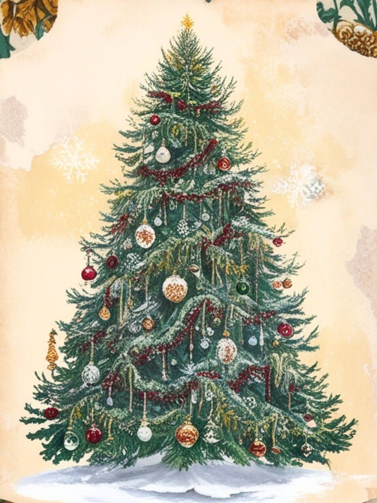 William Morris Christmas Tree 79