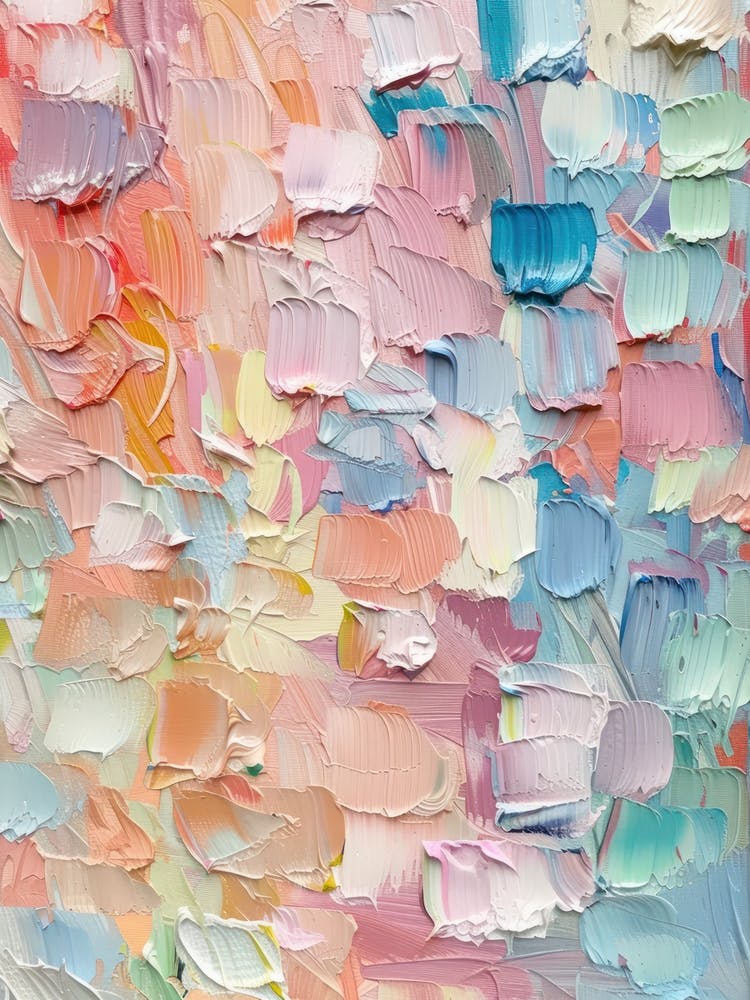 Pastels Impasto Strokes 1
