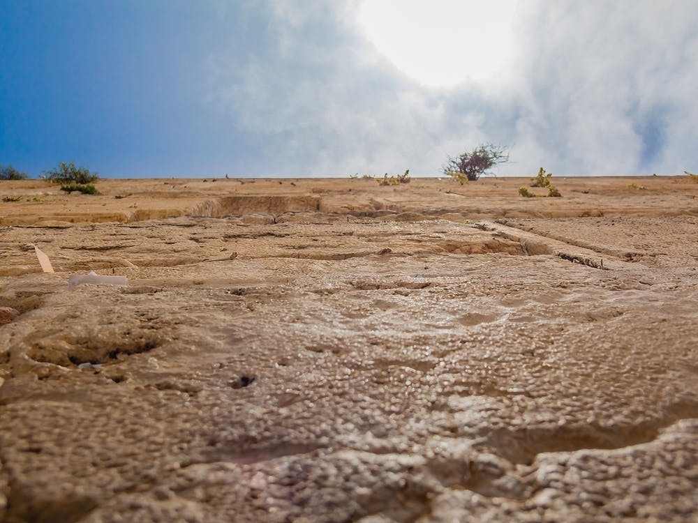 Closeup Low Angle View Of The Western Wall In The Old City Of Jerusalem Israel