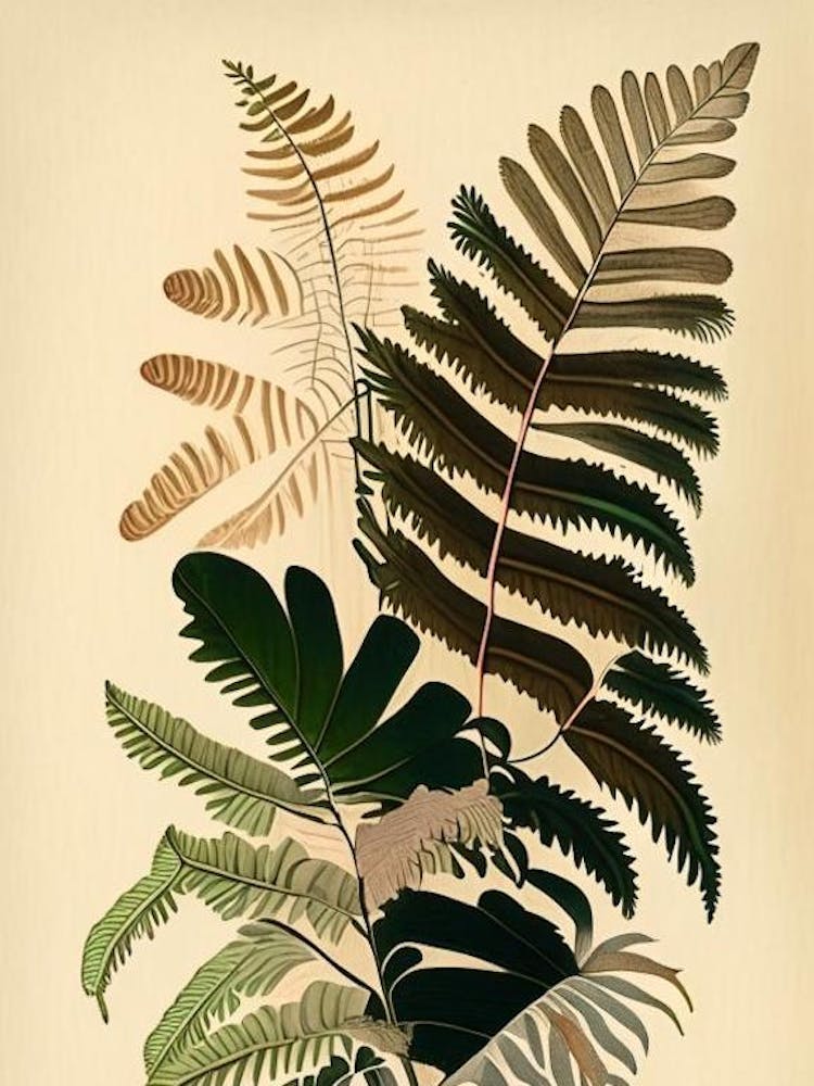 Fächerfarn Rousseau Inspiriert