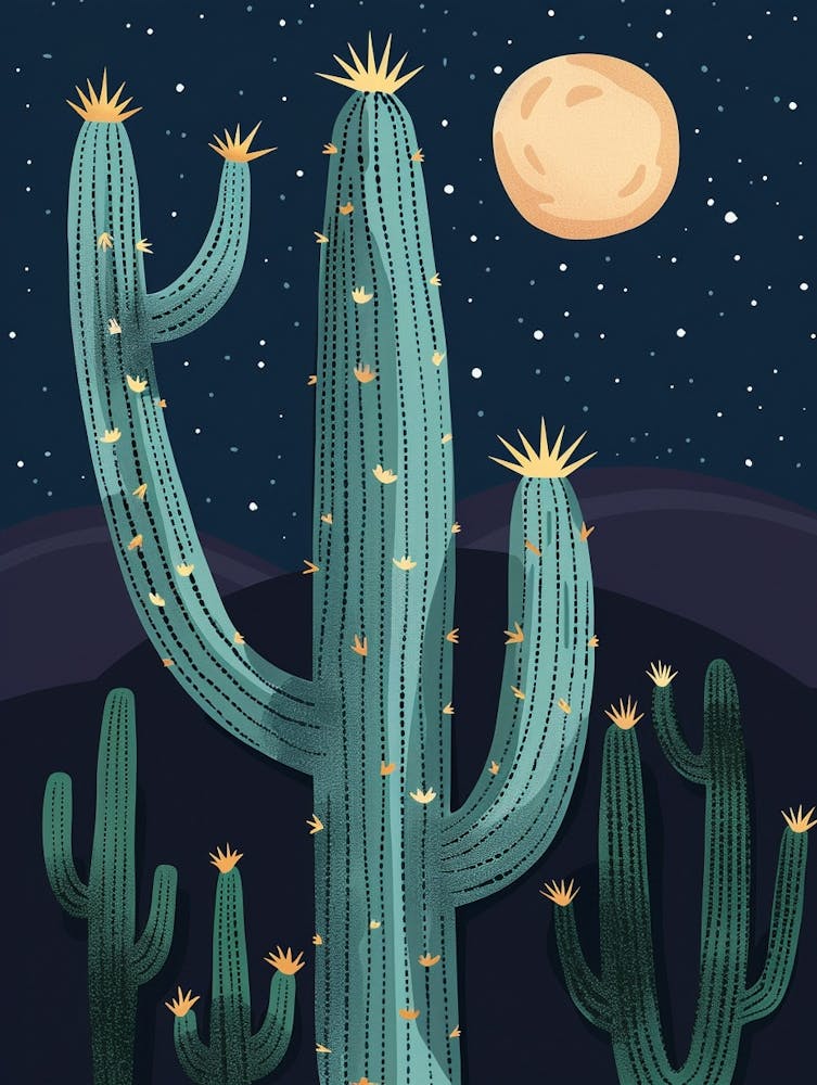 Queen Of The Night Cactus Minimalist 4