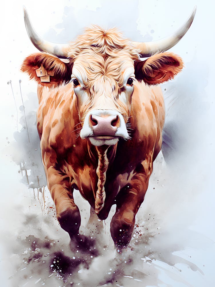 Graceful Bovine Stride