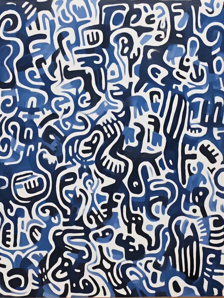 'Blue And White' 5