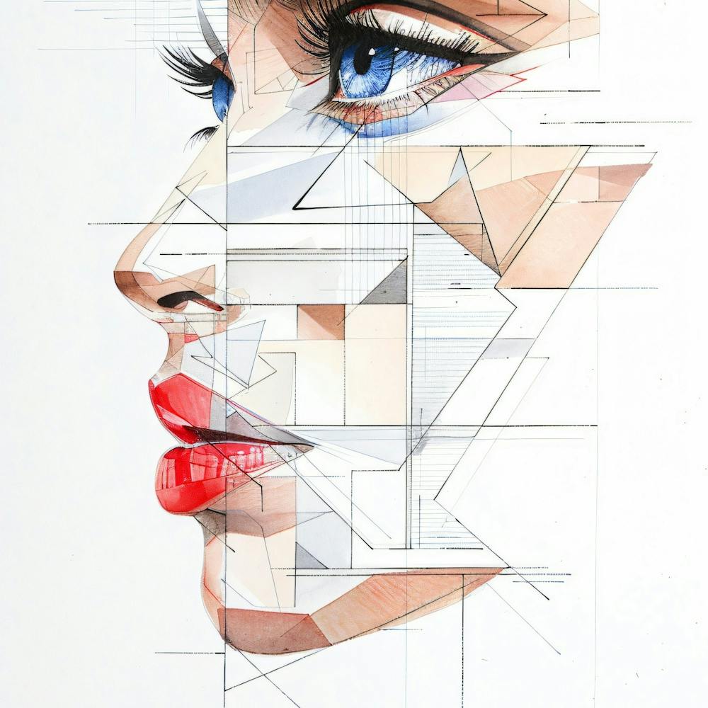 Abstract Portrait Of A Woman 7