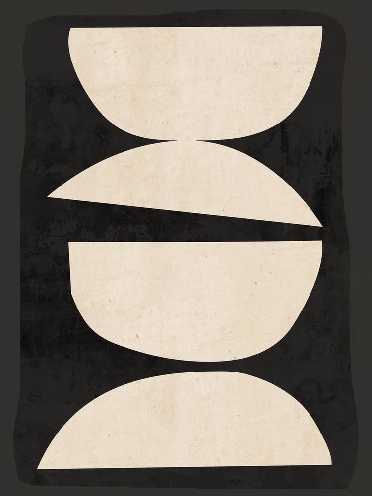 Abstract Minimal Black And White