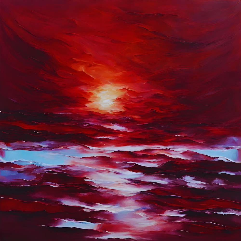 Paysage marin marron