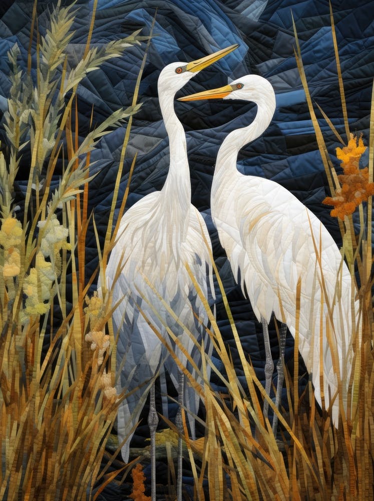White Egrets