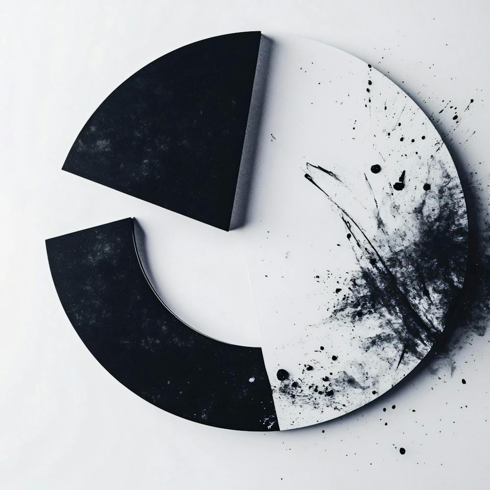 Black And White Painting 8