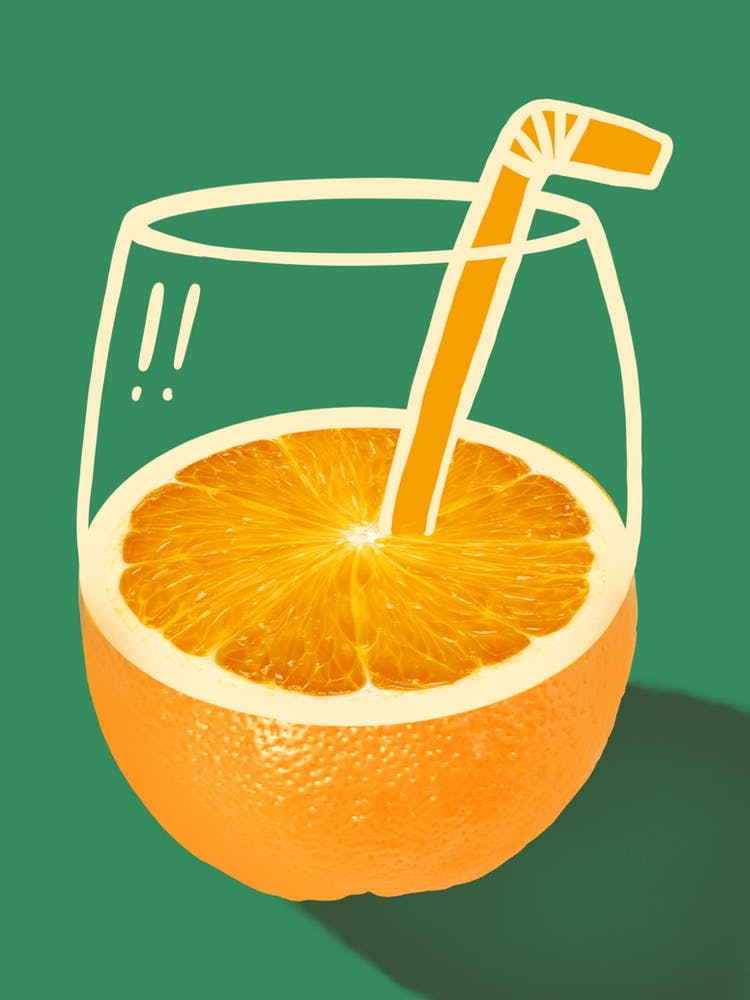 Orange Juice In A Glass
