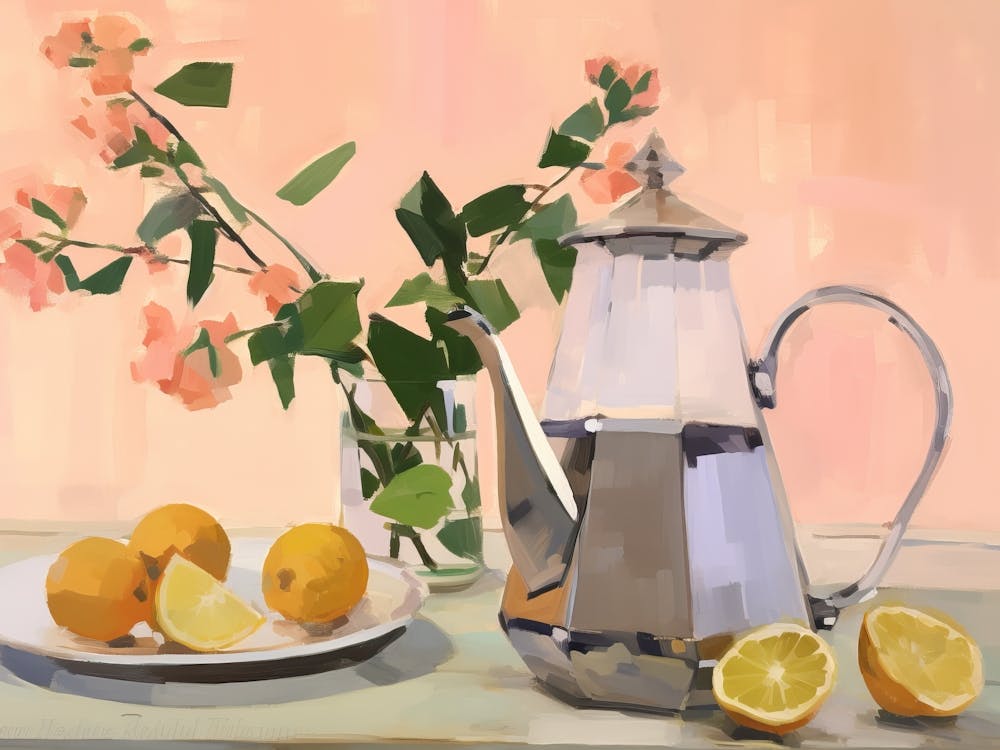 Lemons And Teapot