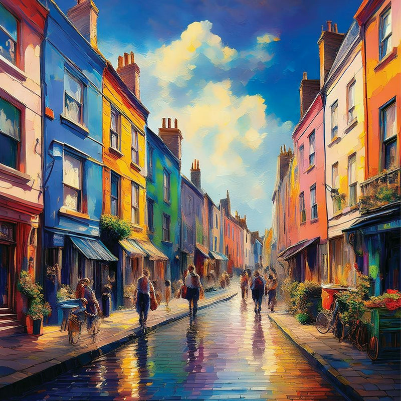 A Framed Irish Of Quay Street In Galway Ireland (2)