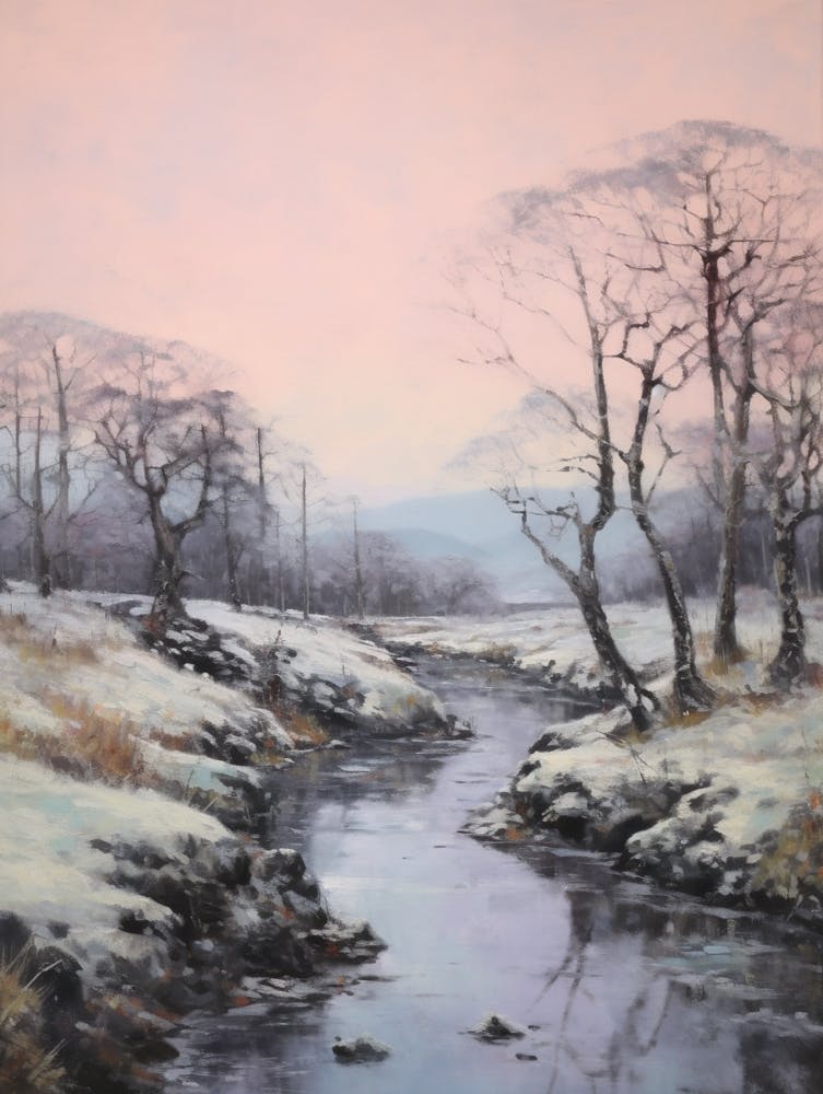 Dreamy Winter Painting Killarney National Park Ireland 2
