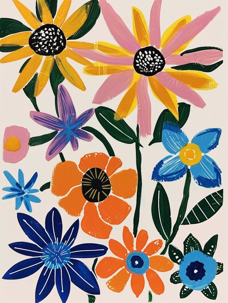 Painted Florals Passionflower 3
