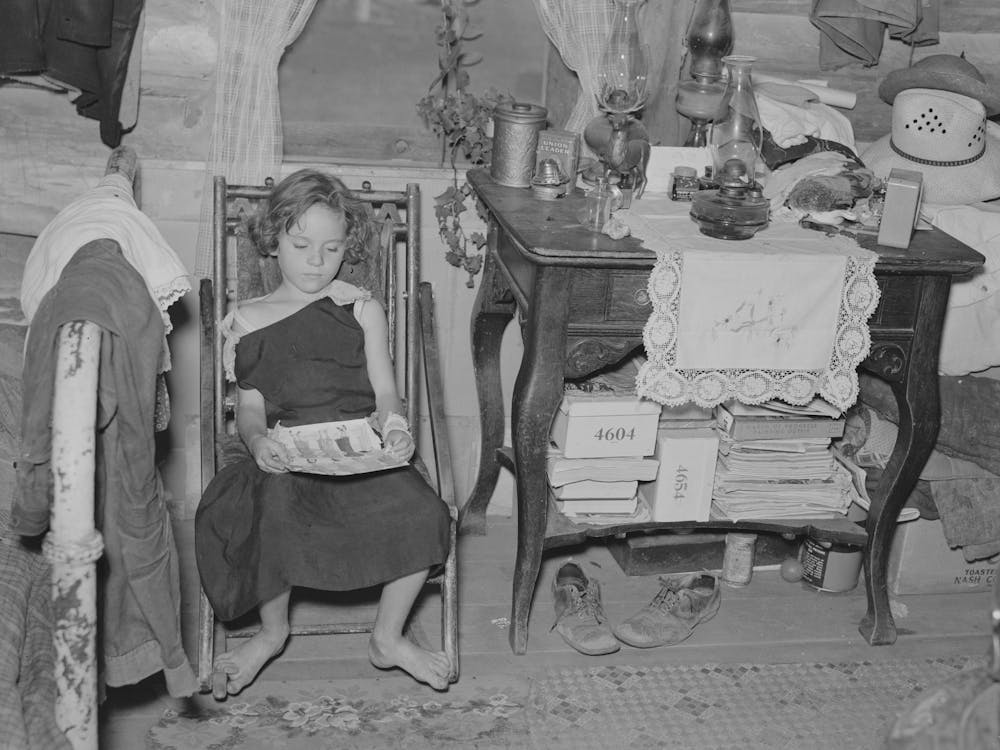 Daughter Of William Huravitch, Williams County, North Dakota By Russell Lee
