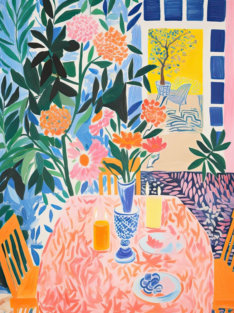 Summer Lunch Food Illustration 0