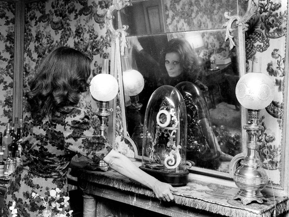 Sophia Loren Mirror Image