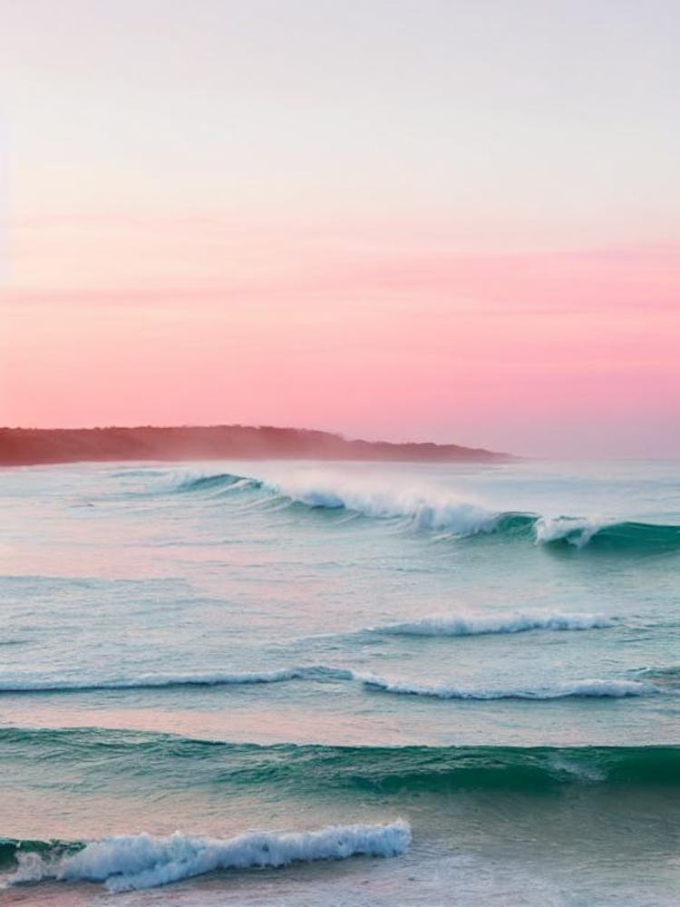 Werri Beach, Australia Pink Photography 