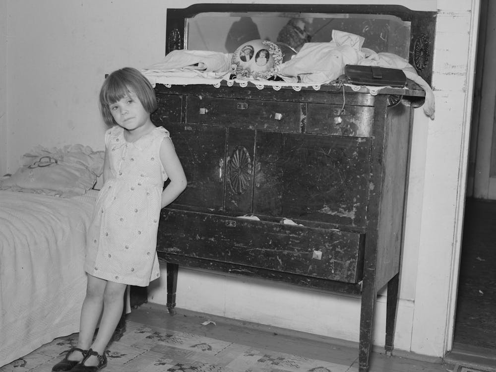 Daughter Of The Shotbang Family, Williston, North Dakota By Russell Lee