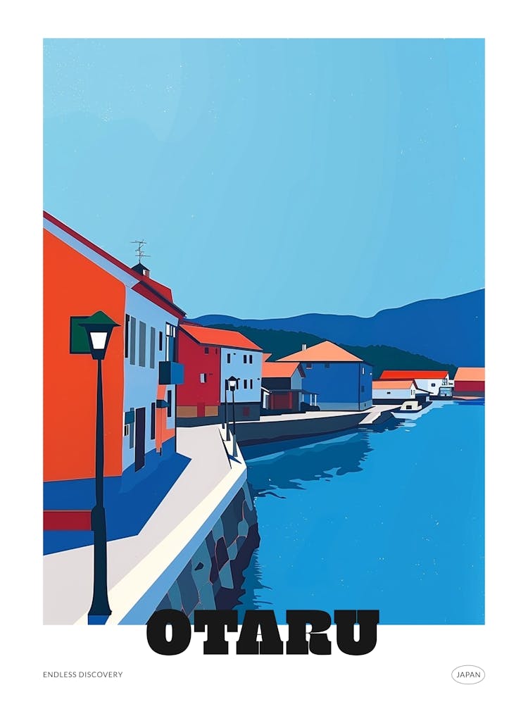 Otaru Japan 1 Colourful Travel Poster