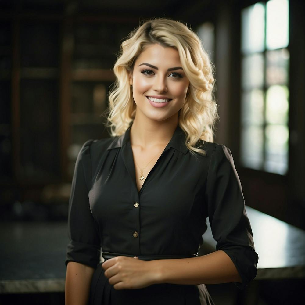 23 year old Smiling Spanish Working Woman 2