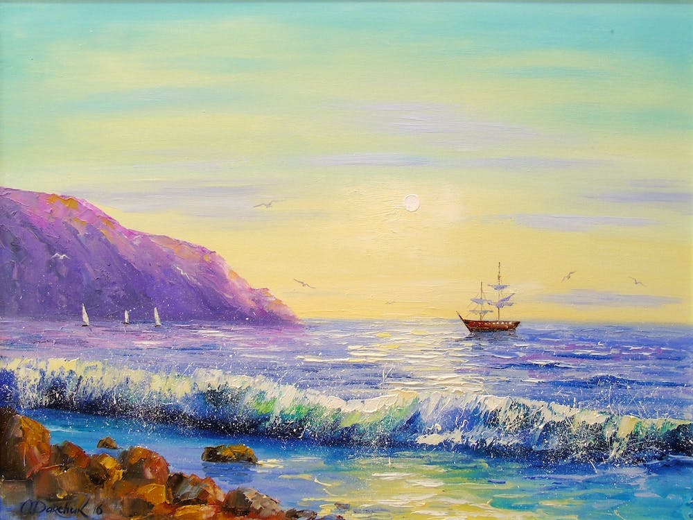 Sunrise at the sea