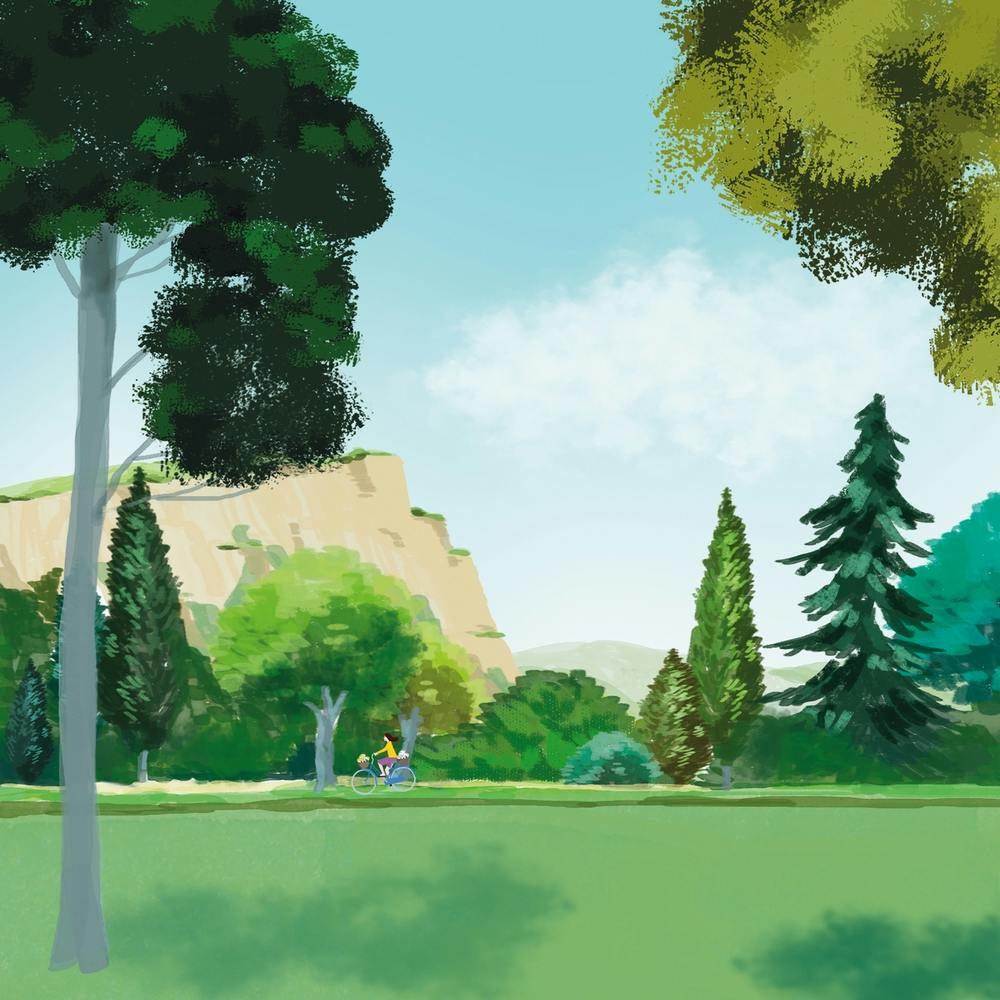 Balade En Velo Square