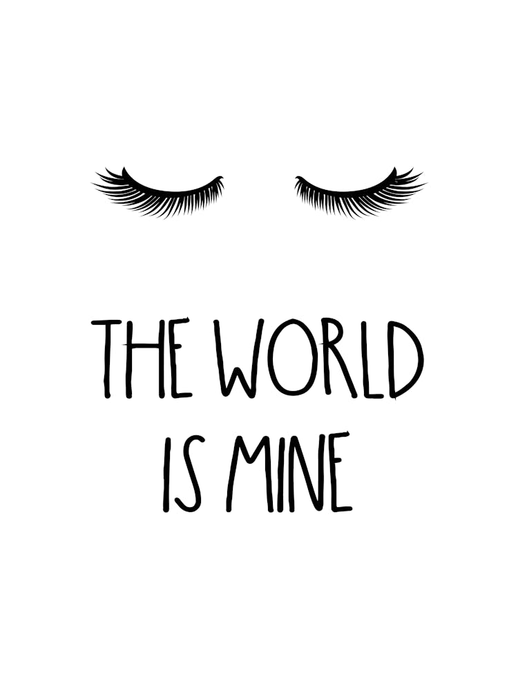 My World Lashes Quote