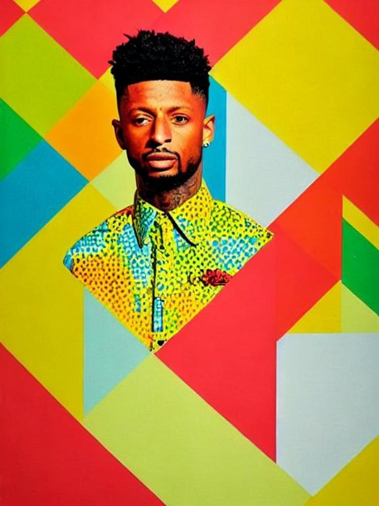 21 Savage Colourful Pop Art