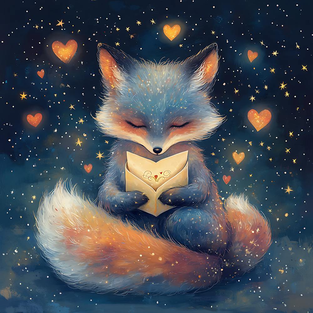 Fox Reading A Letter 3