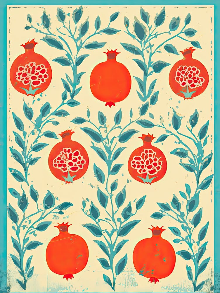 Pomegranate Illustration 8
