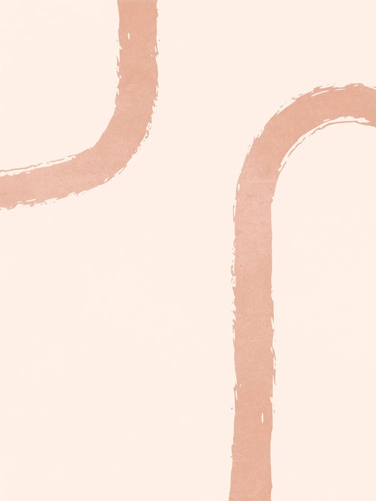 Abstract Brush Stroke 1 In Champagne