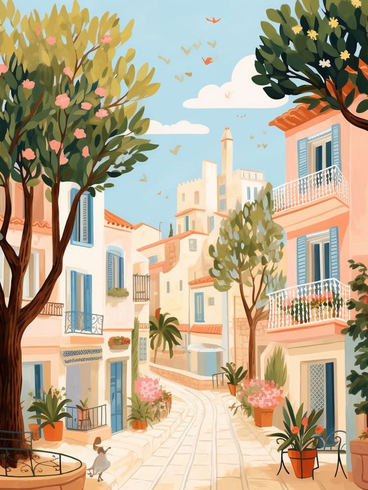 Limassol Cyprus 4 Illustration