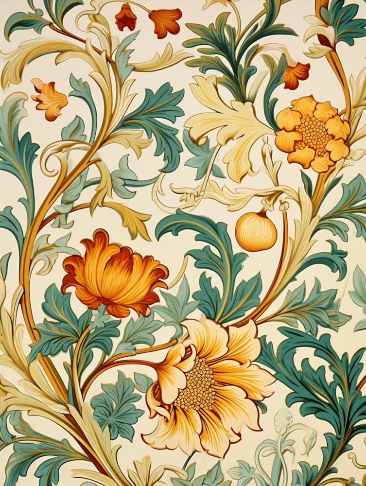 Victorian Floral Wallpaper 10