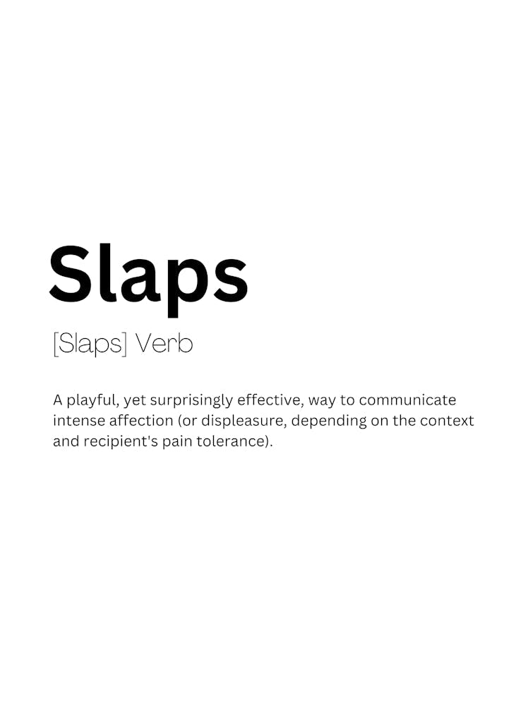 Slaps Definition Meaning 1