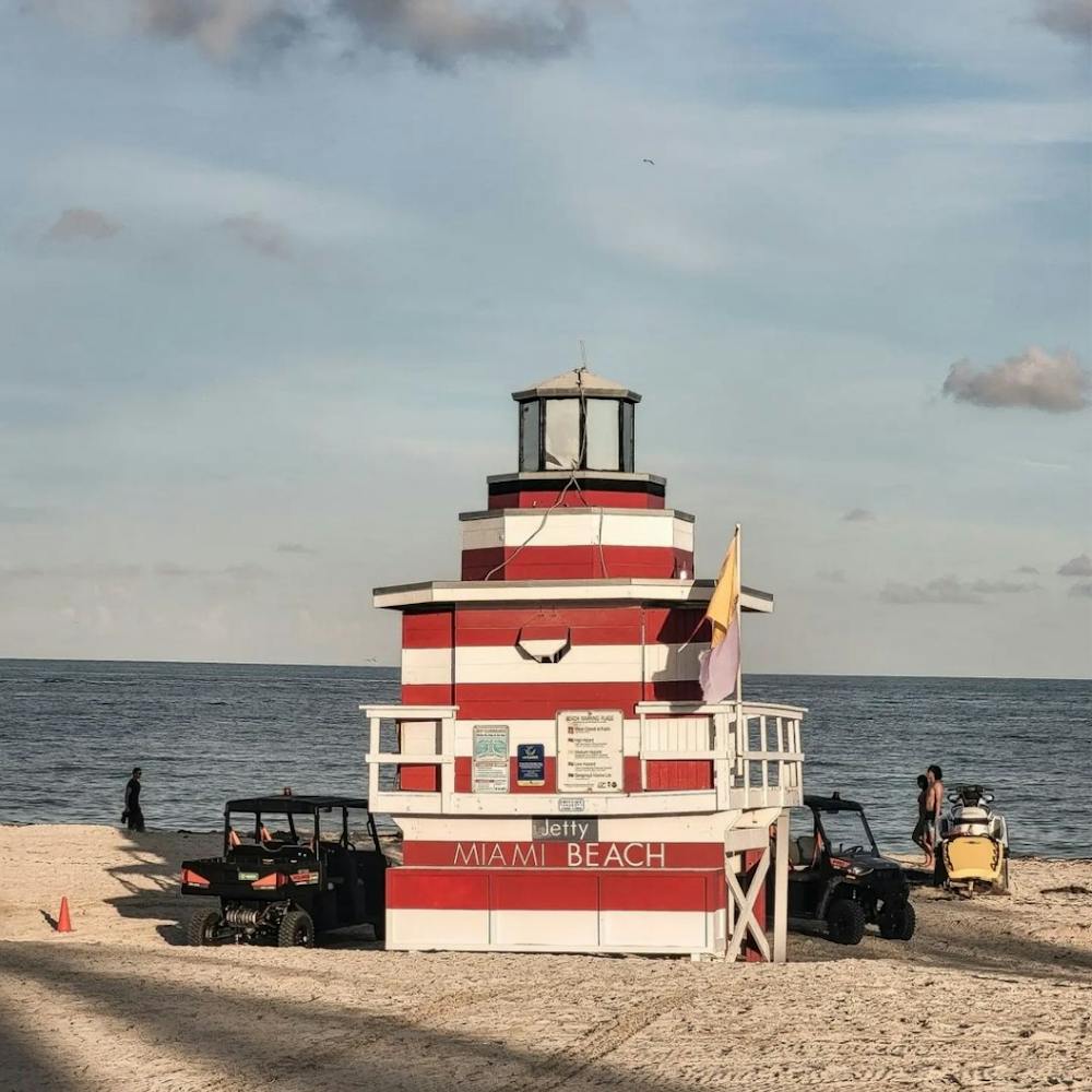 Lifeguard Tower On The Beach 1