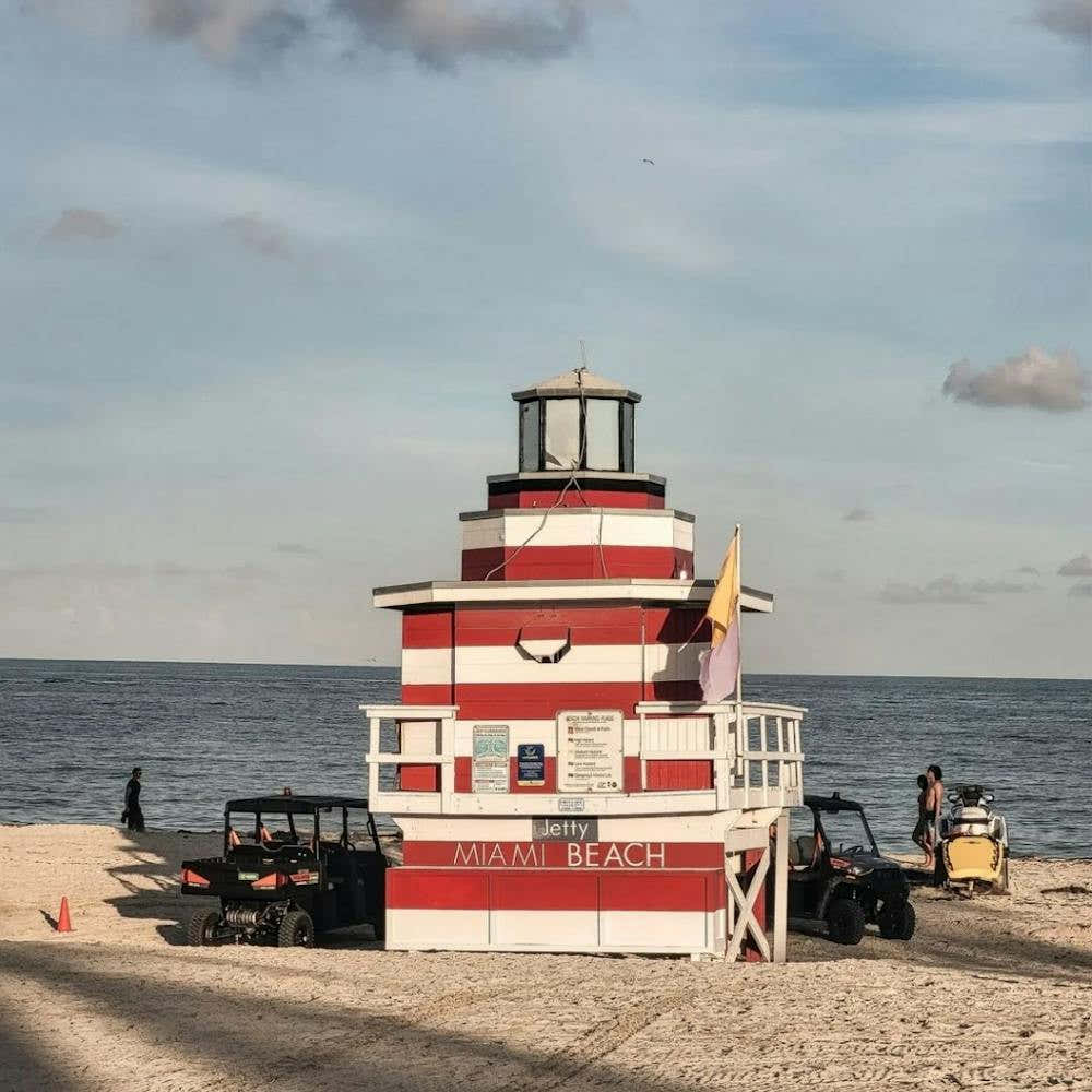 Lifeguard Tower On The Beach 1