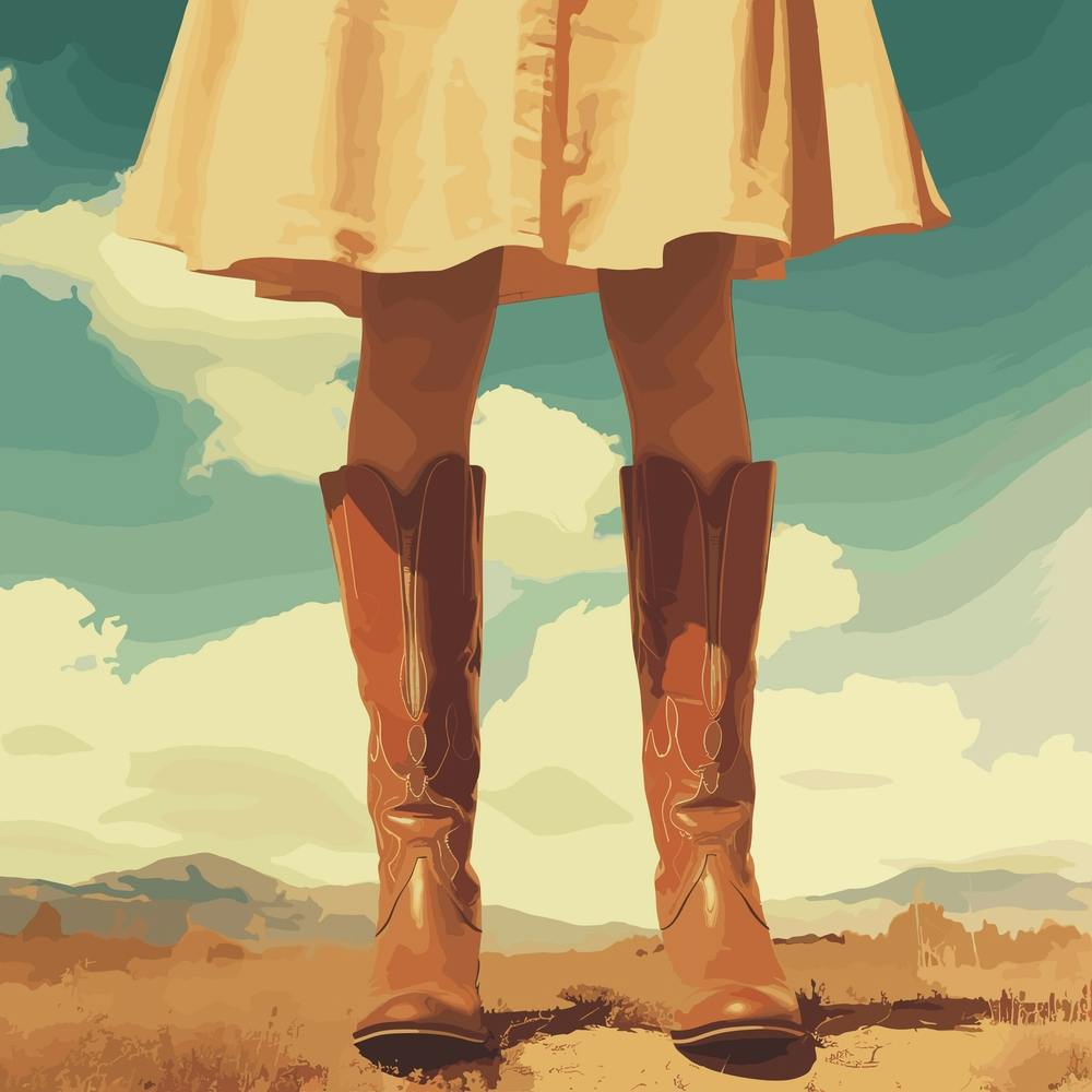 Cowgirl Legs Vintage 2