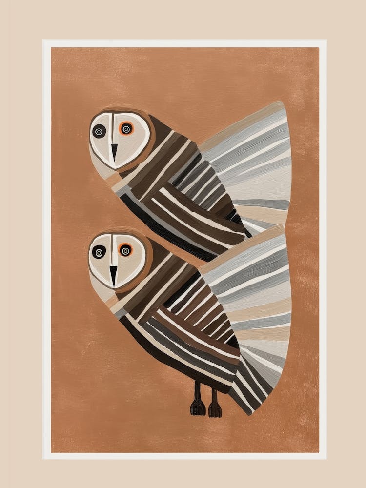 Striped Owl Pair