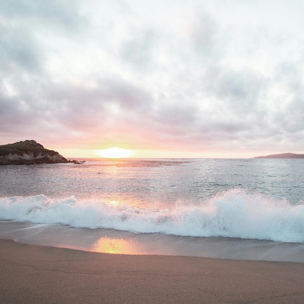 Pacific Coast Sunset At Monterey, Carol M Highsmith 