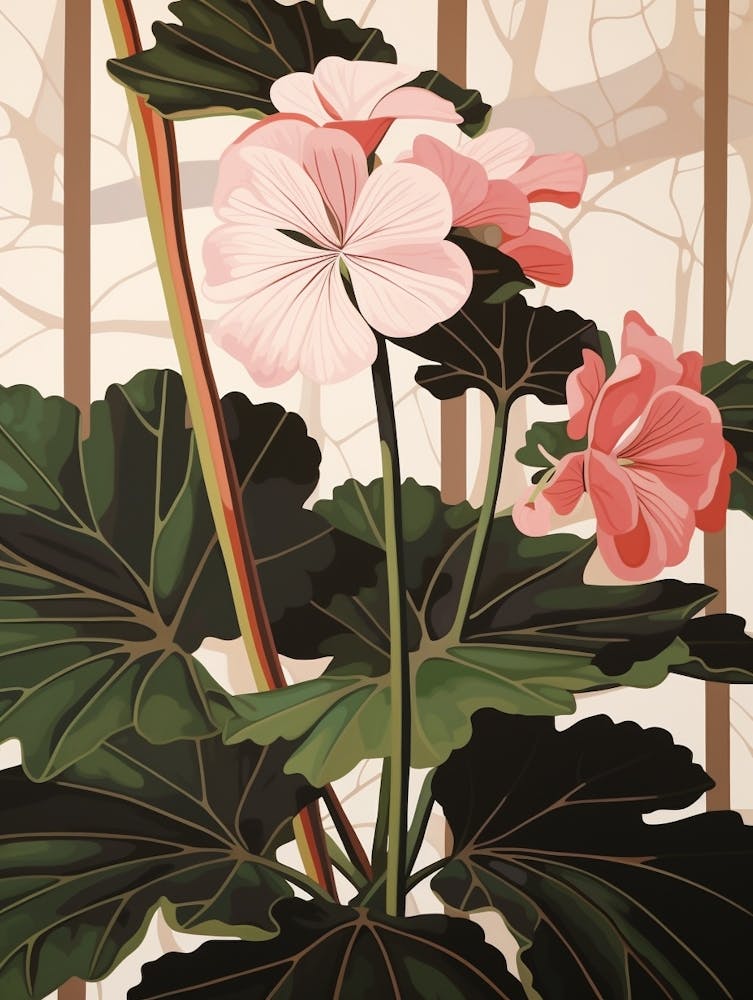 Flower Illustration Geranium 1